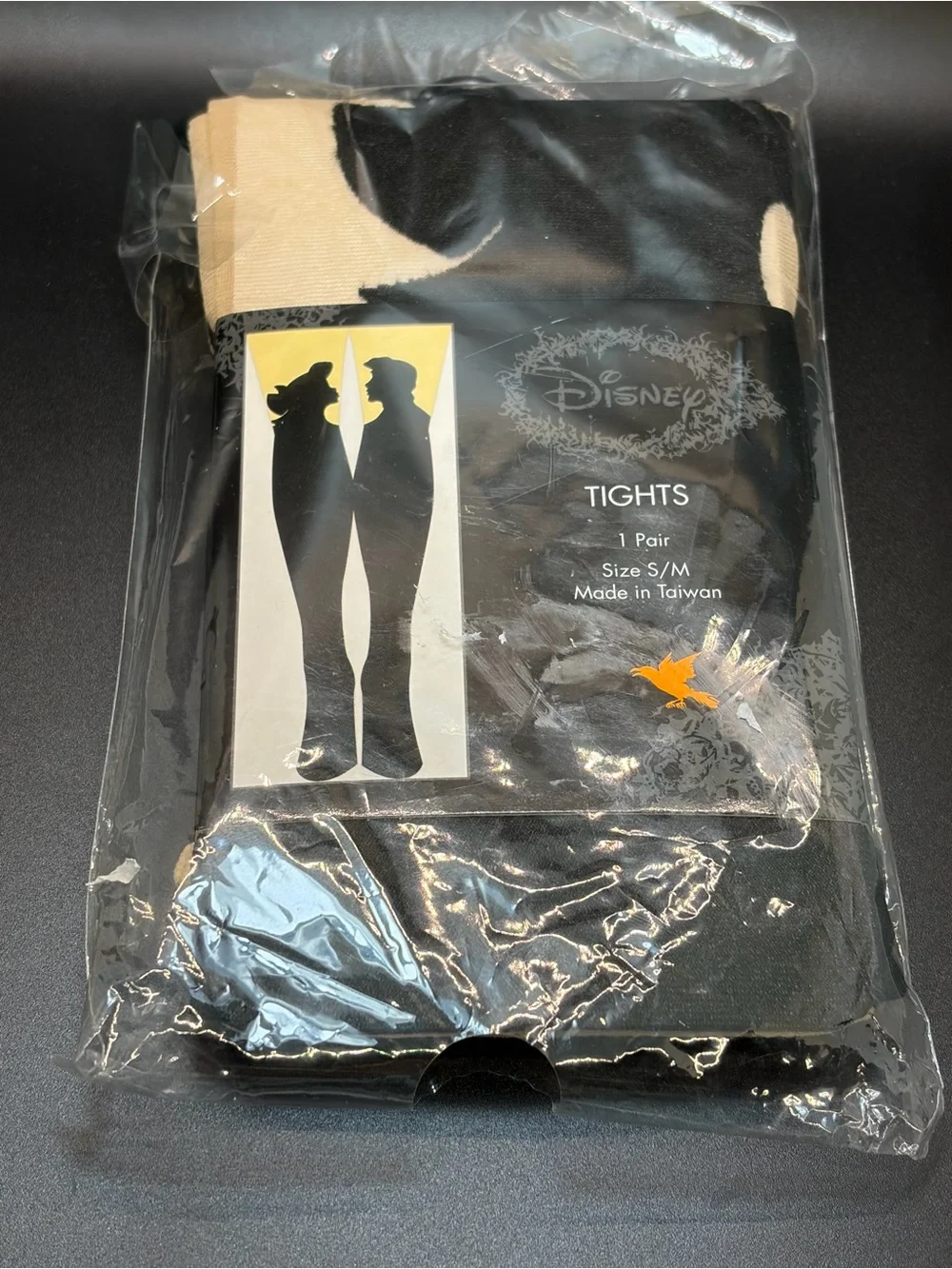 Disney Little Mermaid Ariel Prince Eric Tights S M Silhouette Novelty Hosiery